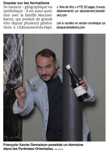 François-Xavier Demaison, fou amoureux du vin